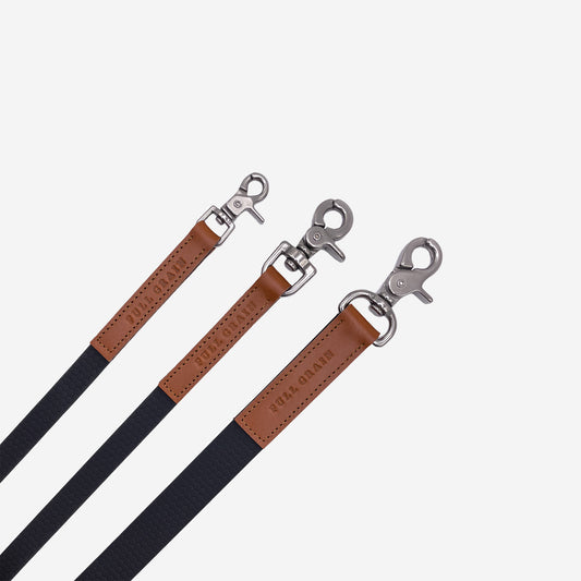 Waterproof Adjustable Dog Lead Black