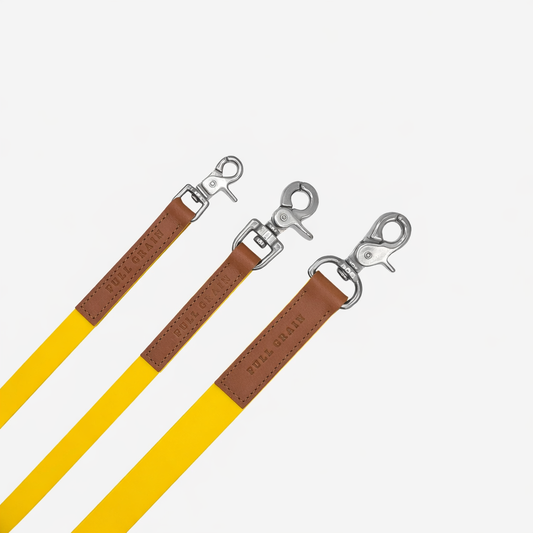 Waterproof Adjustable Dog Lead Yellow
